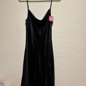 Elegant Black Slip Dress